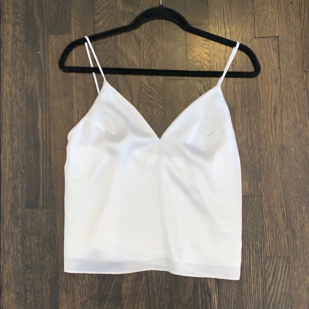 COTTON CANDY WHITE ADJUSTABLE CAMI SM. BRAND NEW!